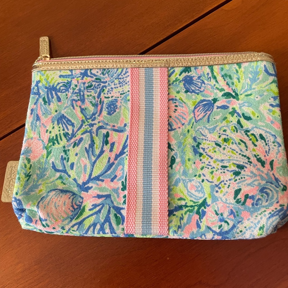 Lilly Pulitzer Pastel Floral Wristlet